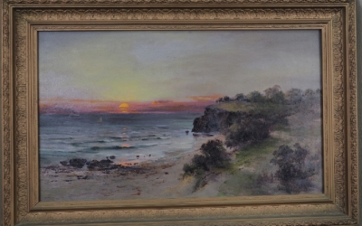 James Peele (1847-1905) – Ocean Sunset