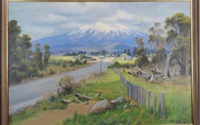 Ernest Buckmaster – Mount Ruapehu  c. 1950